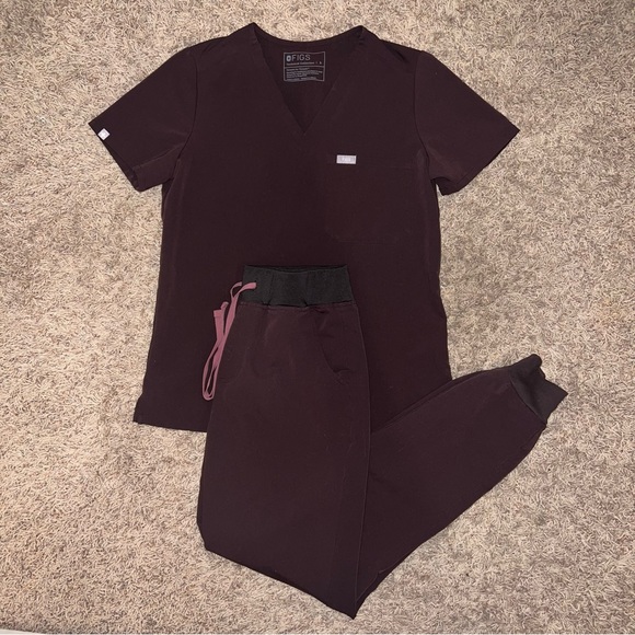 Figs Tops Espresso Figs Scrubs Set Small Small Tall Poshmark